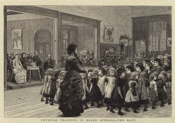 Entraînement physique dans les écoles publiques, le labyrinthe